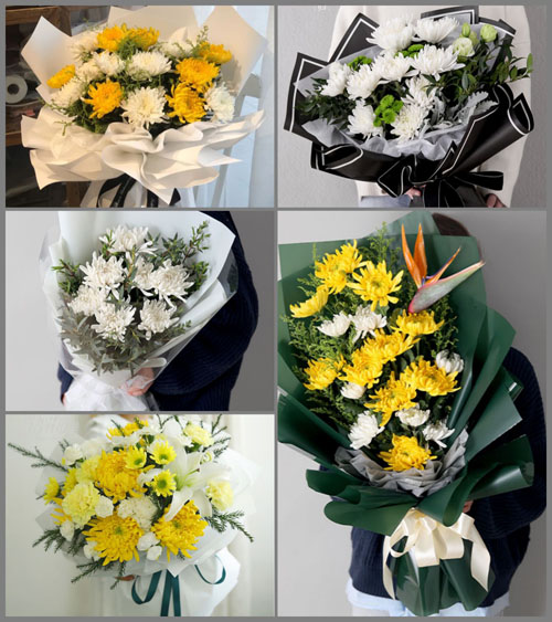 湖北襄阳市谷城县石花镇白家堰村白事花束代送